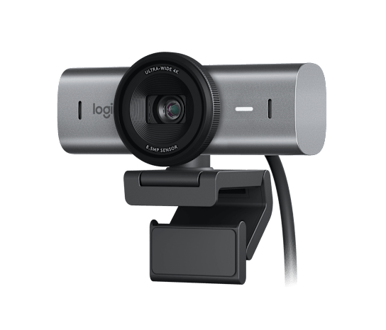 Logitech MX Brio Grafite con clip di montaggio